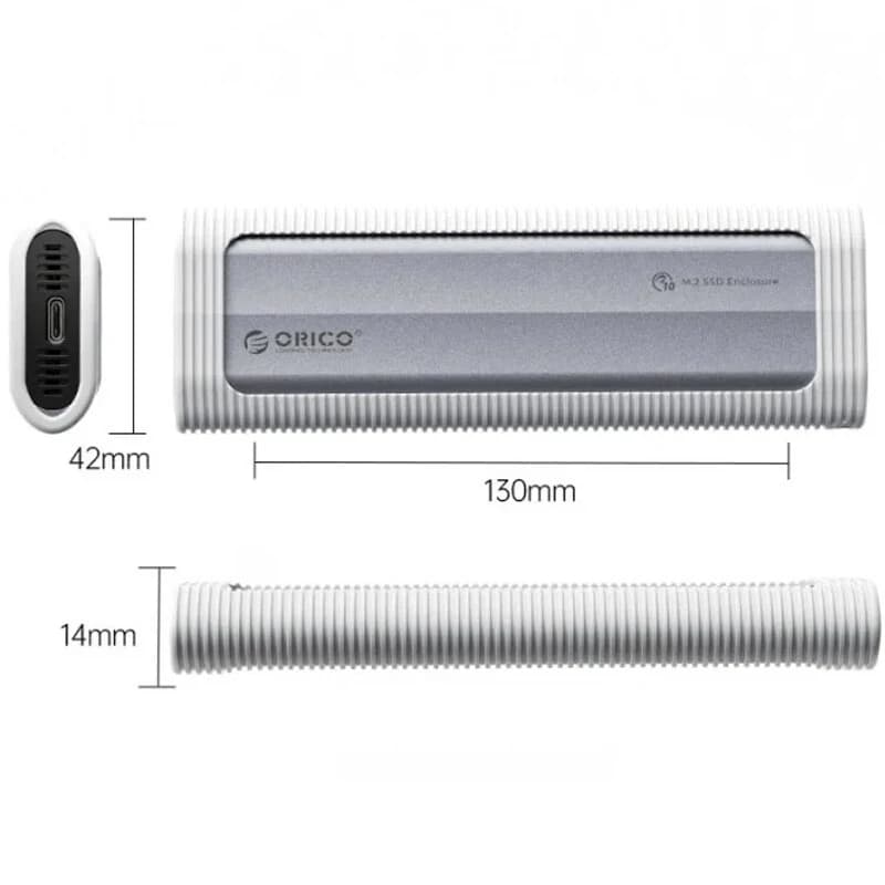باکس M.2 NVMe با محافظ اوریکو مدل AXM2S-G2 — تصویر ۱۲