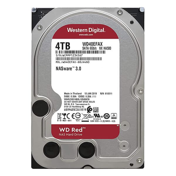 هارددیسک اینترنال وسترن دیجیتال مدل WD40EFAX ظرفیت 4 ترابایت