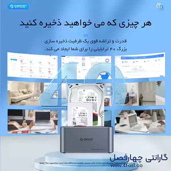 داک هارد و SSD اوریکو مدل 6656C3-C — تصویر ۸