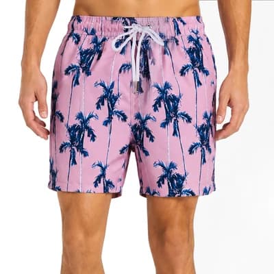 شلوارک شنا مردانه ساحلی bluewave | صورتی/سرمه ای