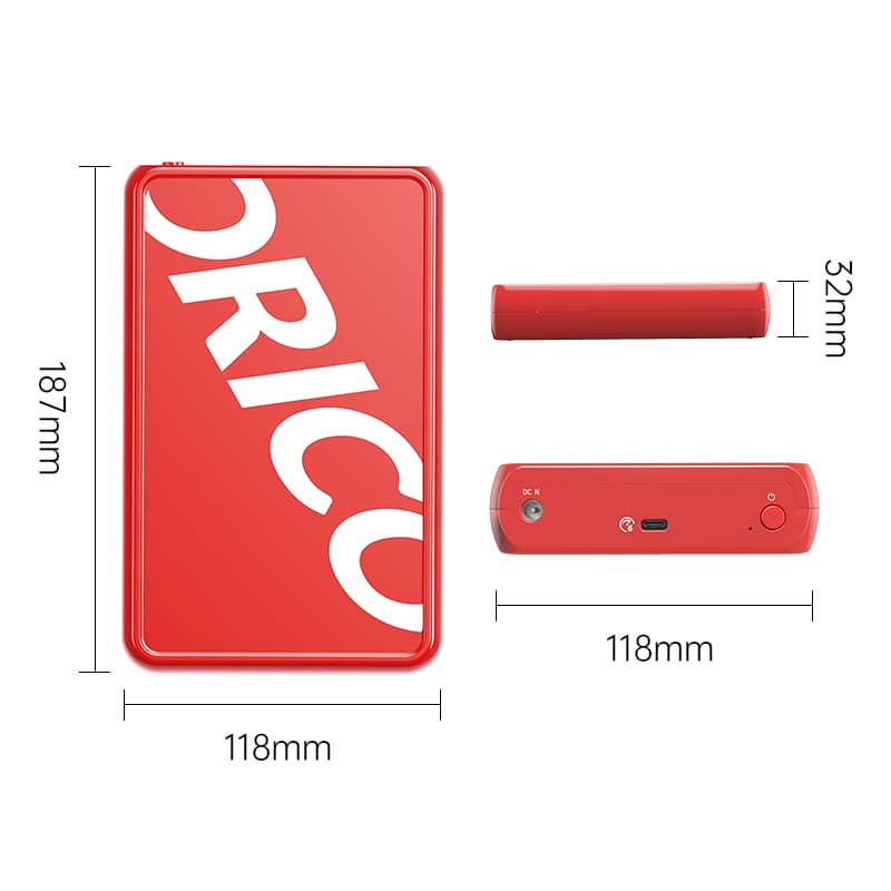 قاب هارد 3.5اینچ Type-C مدل ORICO CP35C3 — تصویر ۳