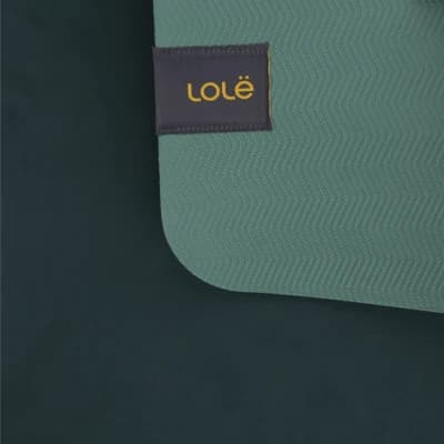 زیرانداز بدنسازی مت یوگا 6 میلیمتری TPE دو رنگ Lole | سبز روشن — تصویر ۱۲