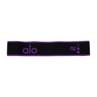 کش بدنسازی مینی لوپ ALO Medium | مشکی/بنفش — تصویر ۵