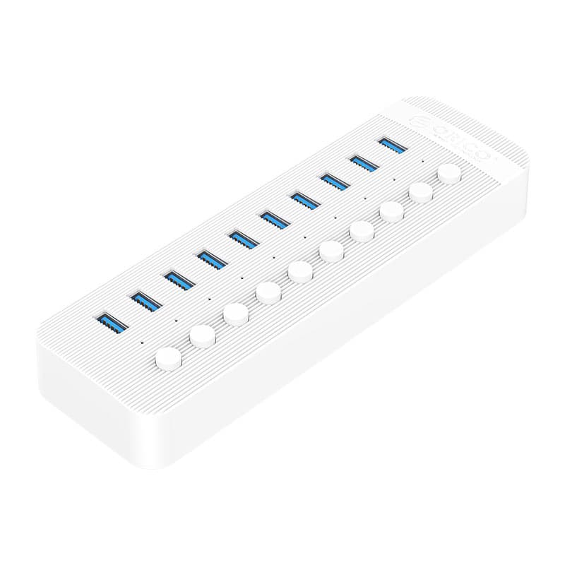هاب 10 پورت کلیددار USB3.0 مدل ORICO CT2U3-10AB — تصویر ۱۰