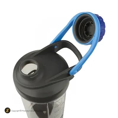 قمقمه شیکر ورزشی 500 سی سی پرو اسپرتز چهار تکه 04 BRS | آبی/طوسی — تصویر ۷