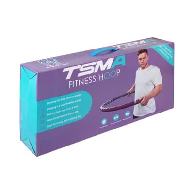 حلقه لاغری هولاهوپ بدنسازی TSMA DST | آبی/زرد — تصویر ۸