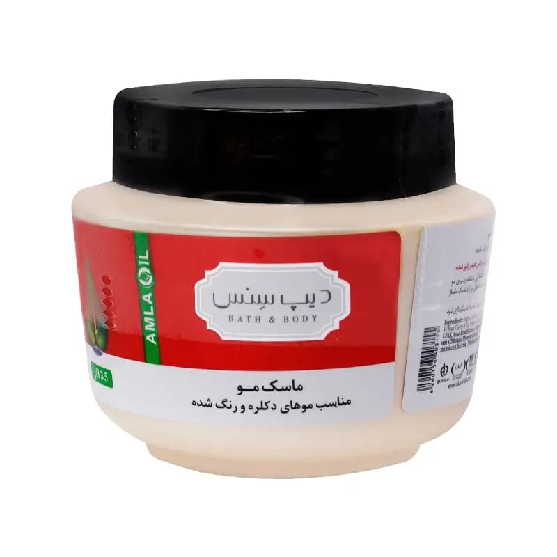 ماسک موهای دکلره و رنگ شده دیپ سنس 250 میلی لیتر — تصویر ۴