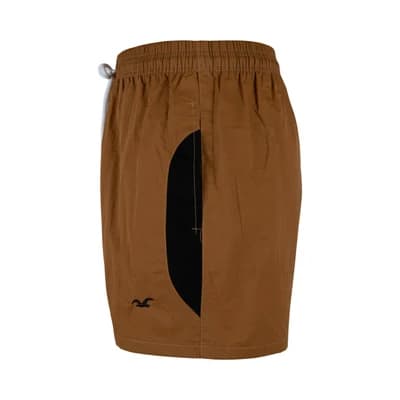 مایو شنا مردانه استخری HOLLISTER 815 | قهوه ای/مشکی — تصویر ۱۲