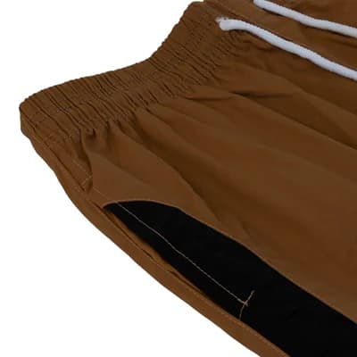 مایو شنا مردانه استخری HOLLISTER 815 | قهوه ای/مشکی — تصویر ۸