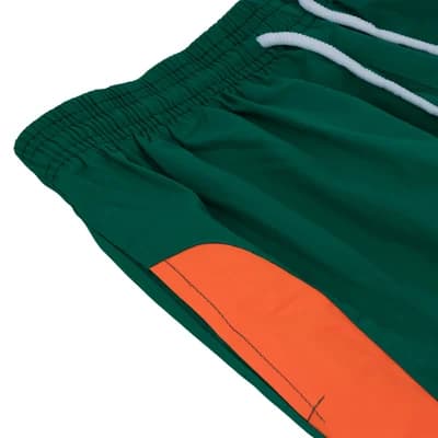 مایو شنا مردانه استخری HOLLISTER 815 | سبز/نارنجی — تصویر ۸
