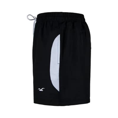 مایو شنا مردانه استخری HOLLISTER 815 | مشکی/سفید — تصویر ۶