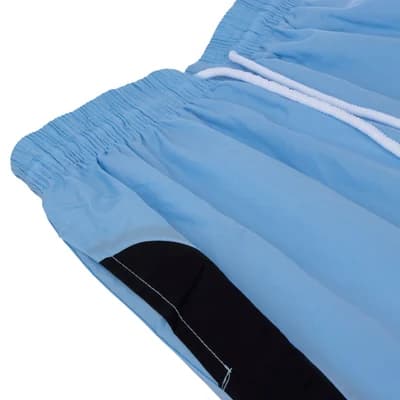 مایو شنا مردانه استخری HOLLISTER 815 | آبی/ مشکی — تصویر ۸