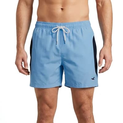 مایو شنا مردانه استخری HOLLISTER 815 | آبی/ مشکی