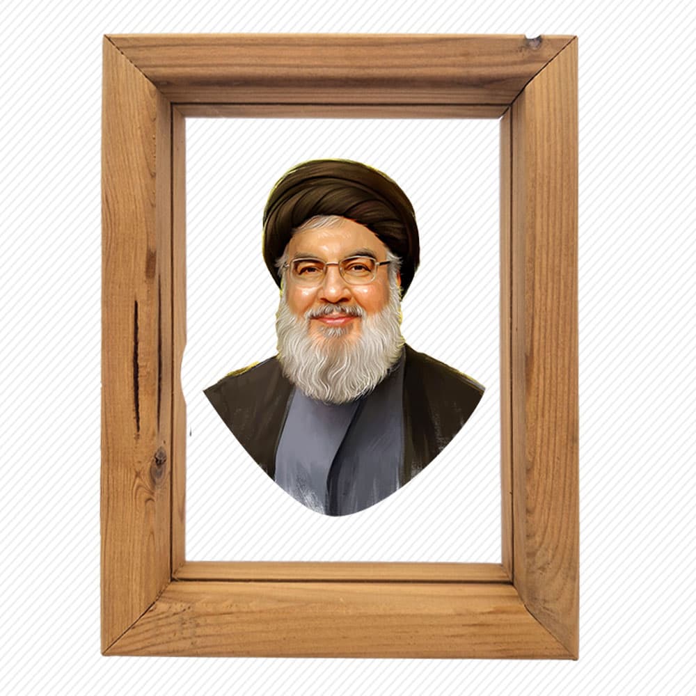 تابلو شفاف طرح سید حسن نصرالله