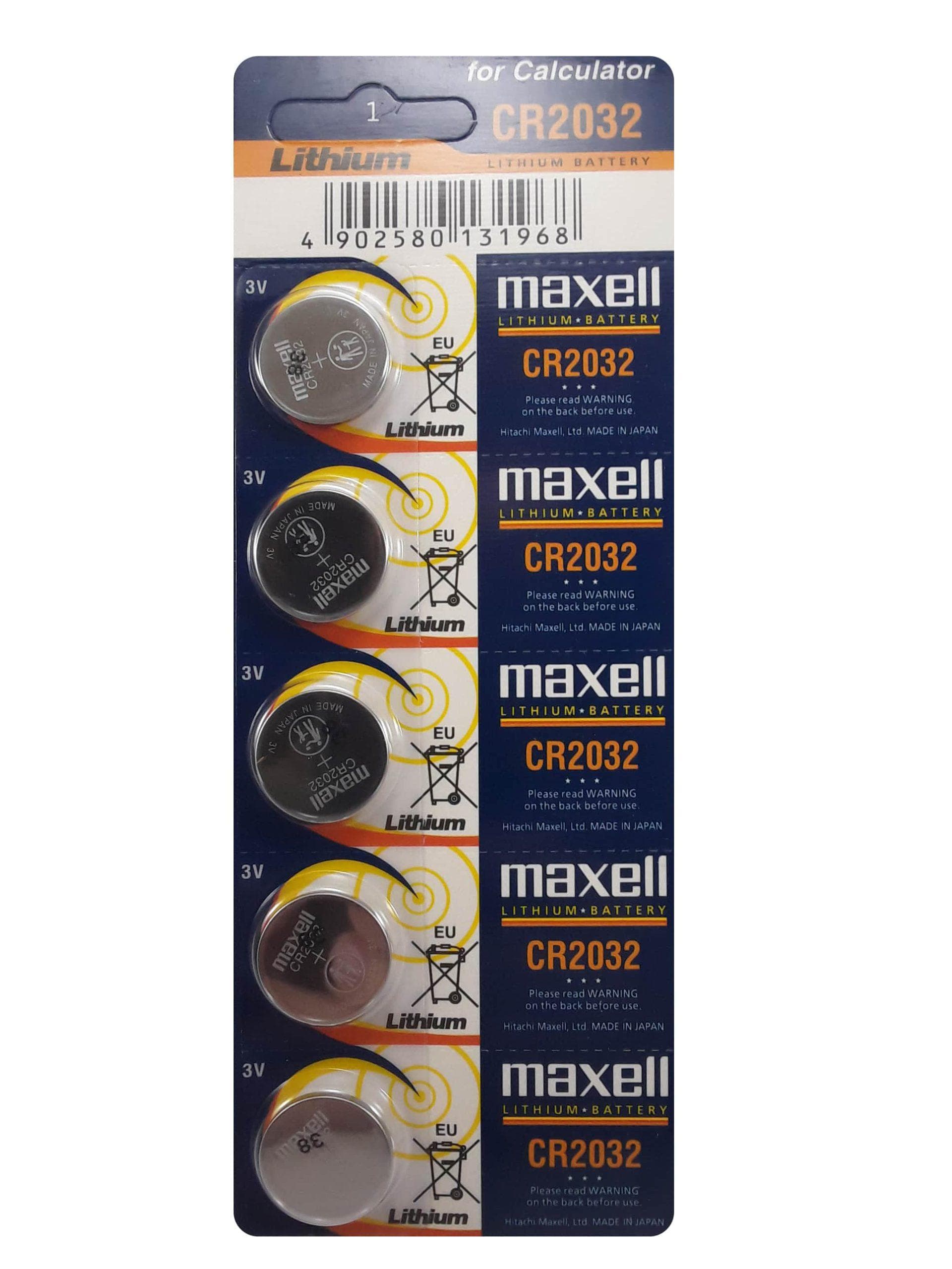 باتری سکه‌ ای مکسل مدل MAXELL CR2032 — تصویر ۳