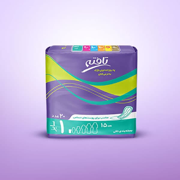 پد روزانه تافته (20 عددی)