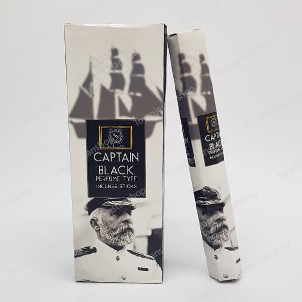 عود خوشبوکننده 6ضلعی کاپیتان بلک Captain black — تصویر ۲