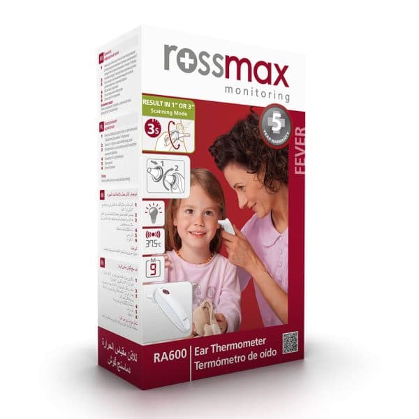 تب سنج مادون قرمز گوش رزمکس مدل ROSSMAX RA600 — تصویر ۵