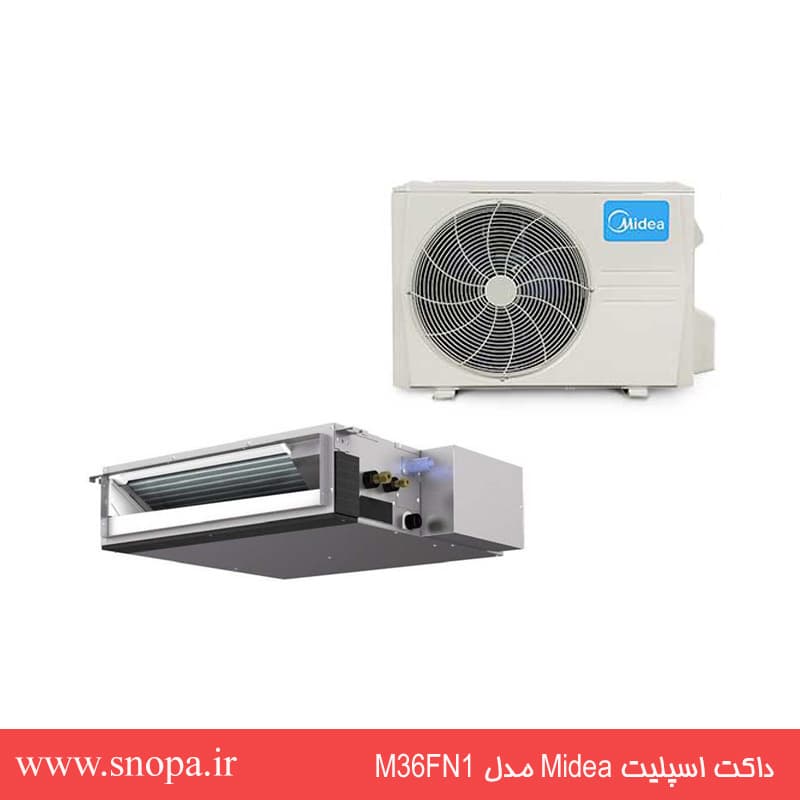 داکت اسپلیت اینورتر میدیا ۳۶۰۰۰ سری X3 مدل R3-X 105M