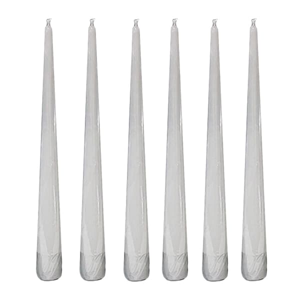 شمع قلمی سوزنی سفید 30 سانت — تصویر ۲