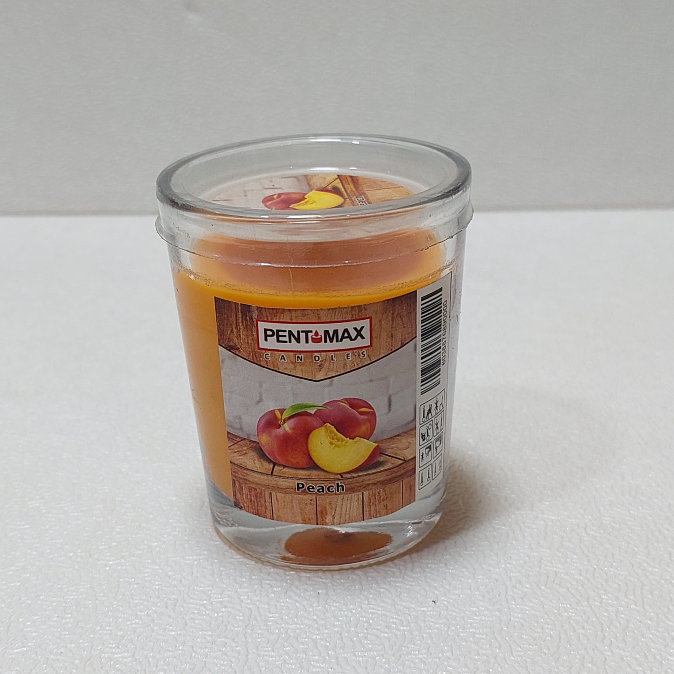 شمع معطر لیوانی رایحه هلو — تصویر ۲