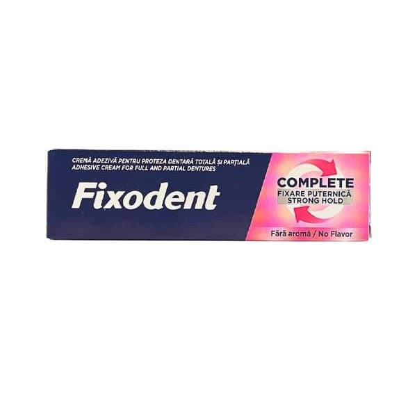 خمیر چسب دندان مصنوعی فیکسودنت FIXODENT Complete No Flavor