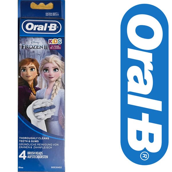 سری مسواک برقی کودک اورال بی 4 عددی Oral B Toothbrush Head — تصویر ۵
