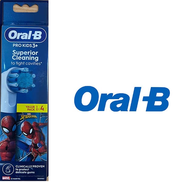 سری مسواک برقی کودک اورال بی 4 عددی Oral B Toothbrush Head — تصویر ۶