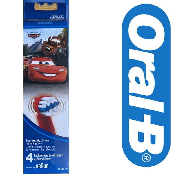 سری مسواک برقی کودک اورال بی 4 عددی Oral B Toothbrush Head — تصویر ۷