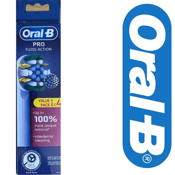 سری یدک مسواک برقی اورال بی Oral B مدل Pro Floss Action بسته 4 عددی — تصویر ۳