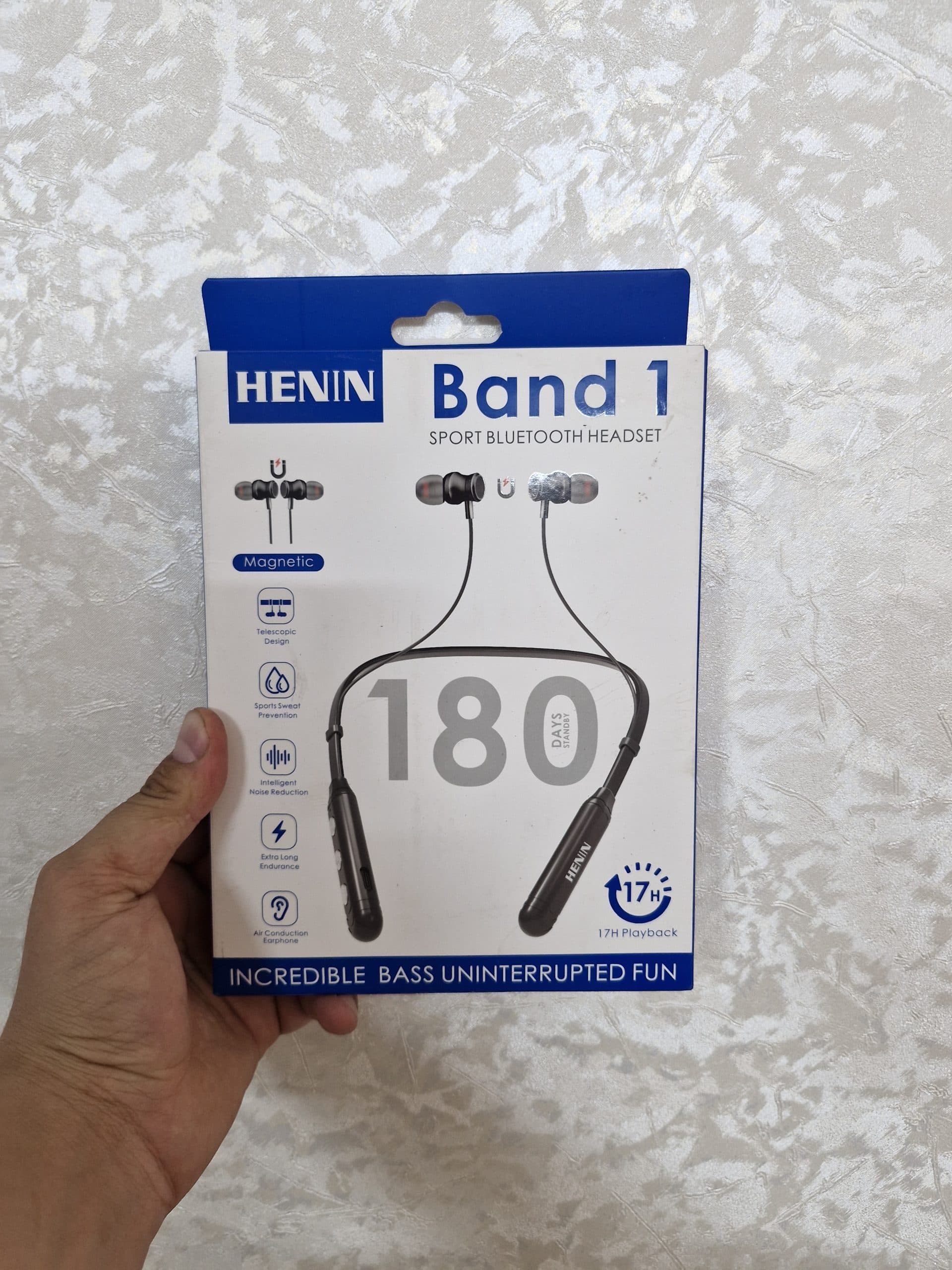 هندزفری دورگردنی HENIN مدل bond1 — تصویر ۲