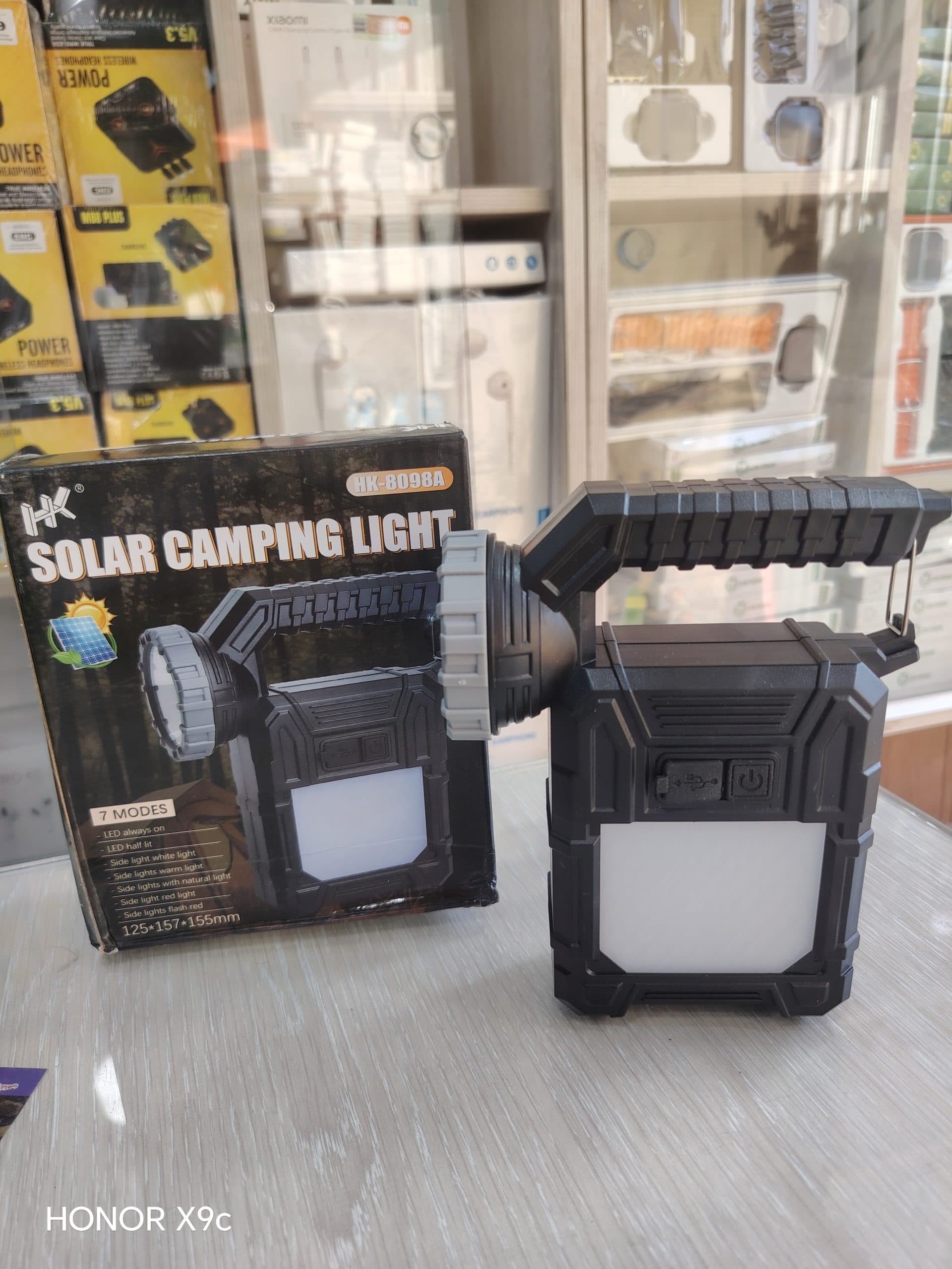 چراغ 3 حالته led و مهتابی خورشیدی — تصویر ۲