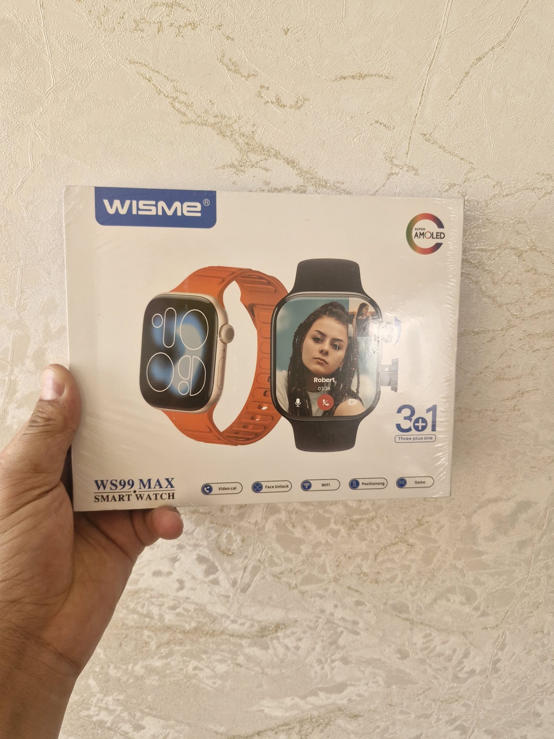 ساعت هوشمند ویسمی مدل WS 99 MAX سیم کارت خور با دوربین و حافظه 128 گیگابایت