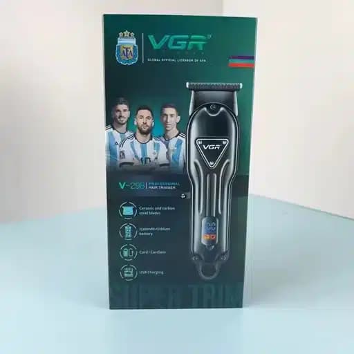 ماشین اصلاح وی جی آر مدل V-298 با تیغه تیتانیوم و ضد آب