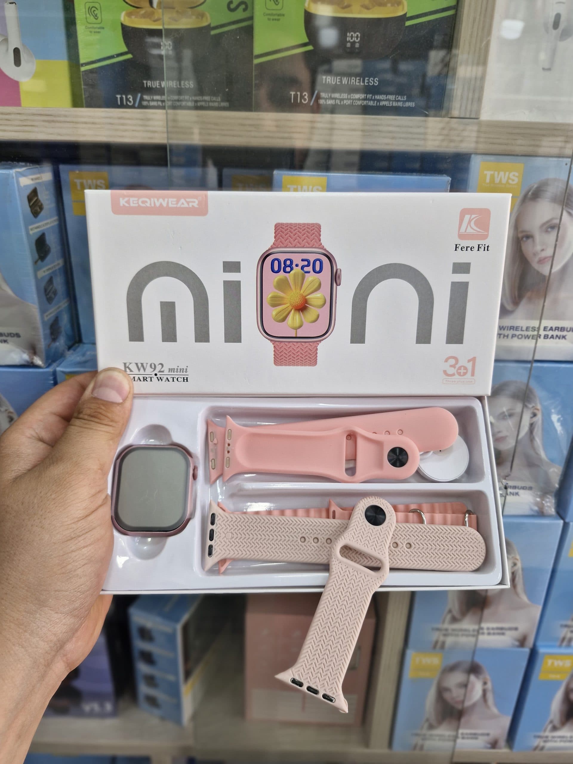 ساعت هوشمند KW92 MINI به همراه سه بند
