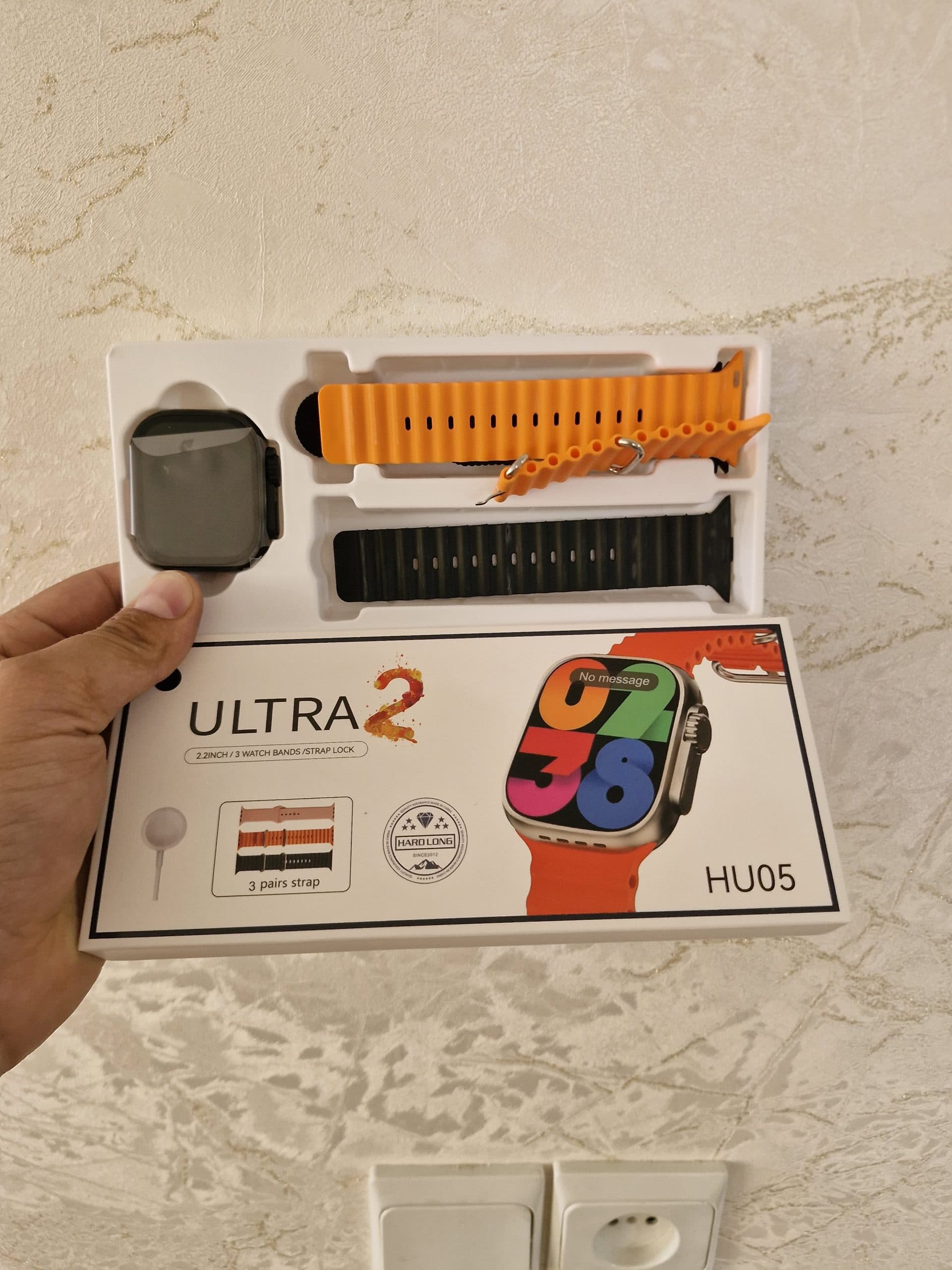 ساعت هوشمند hu05 ultra2 سه بند کیفیت عالی