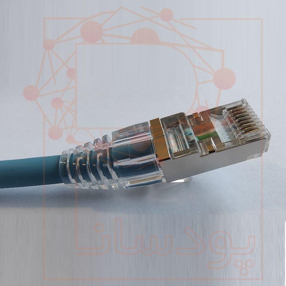 پچ کورد لگراند Cat6A آبی با روکش LSZH یک متری 051780 — تصویر ۴