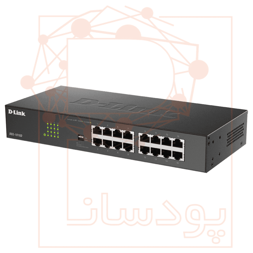سوئیچ شبکه دی‌ لینک D-Link DES-1016D — تصویر ۴