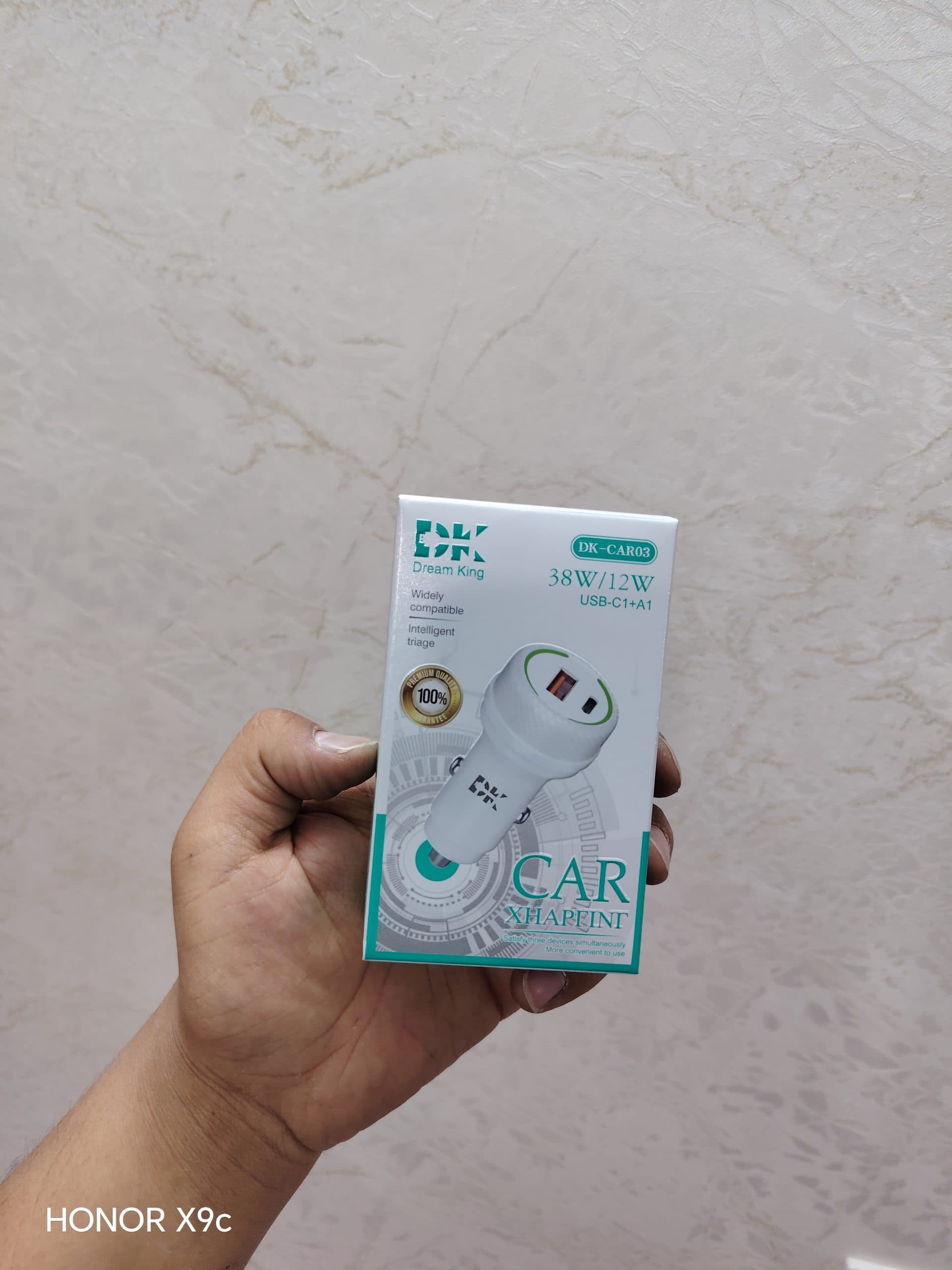شارژر فندکی مدل DK-car03 خروجی 38 وات