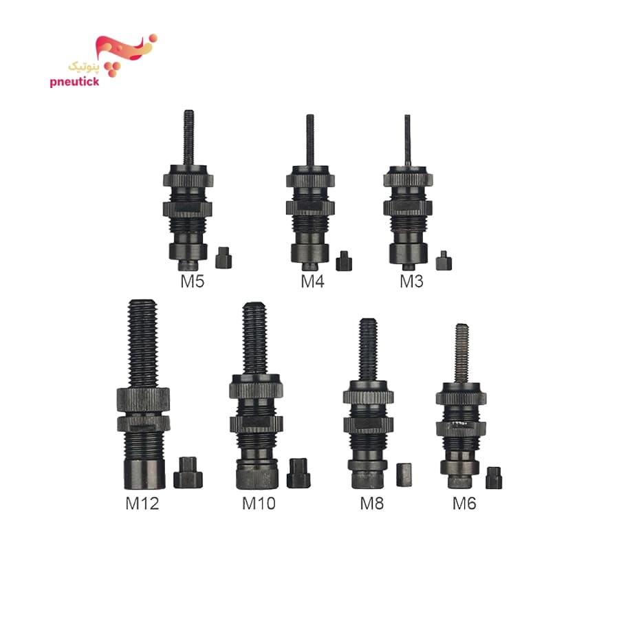 مهره پرچ‌کن بادی تمام اتوماتیک ویونا مدل 312K | سایز M3 تا M12 | سری پنوتیک پرو — تصویر ۵