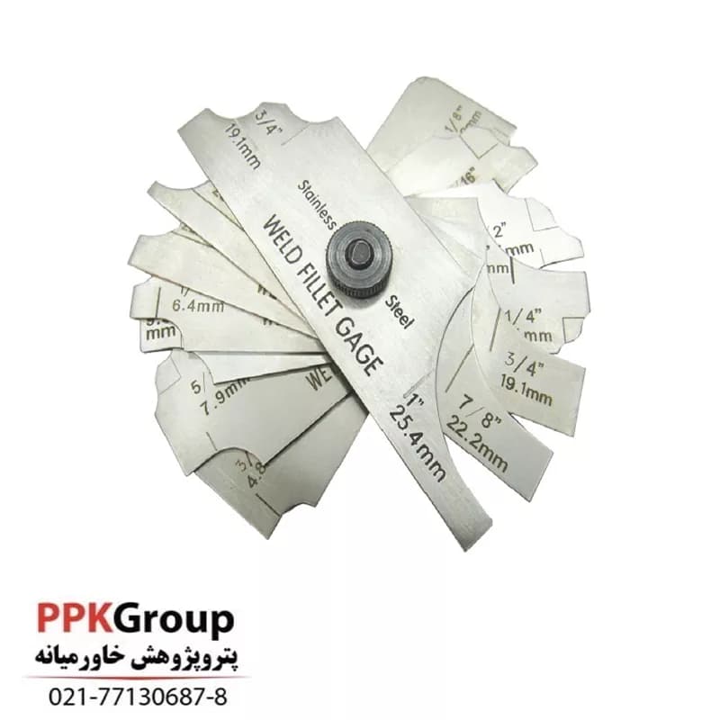 گیج جوشکاری فیلت گیج ( بازرسی جوش) چند تیکه ساخت ایران — تصویر ۱۱