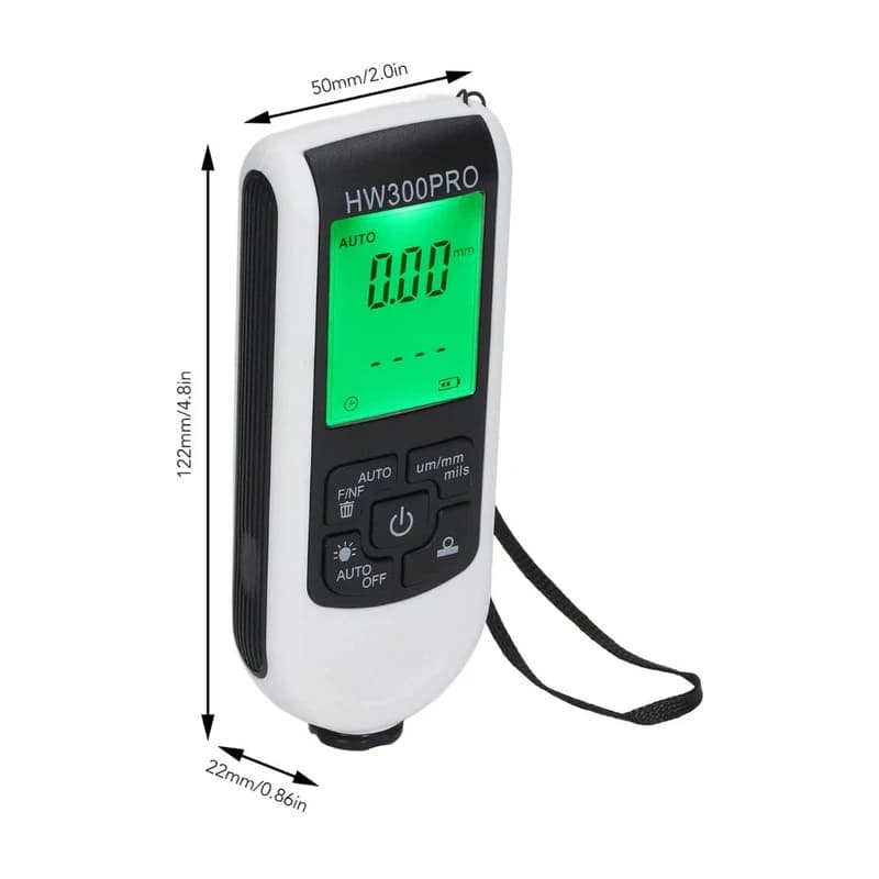 ضخامت سنج رنگ مدل HW300-PRO — تصویر ۷