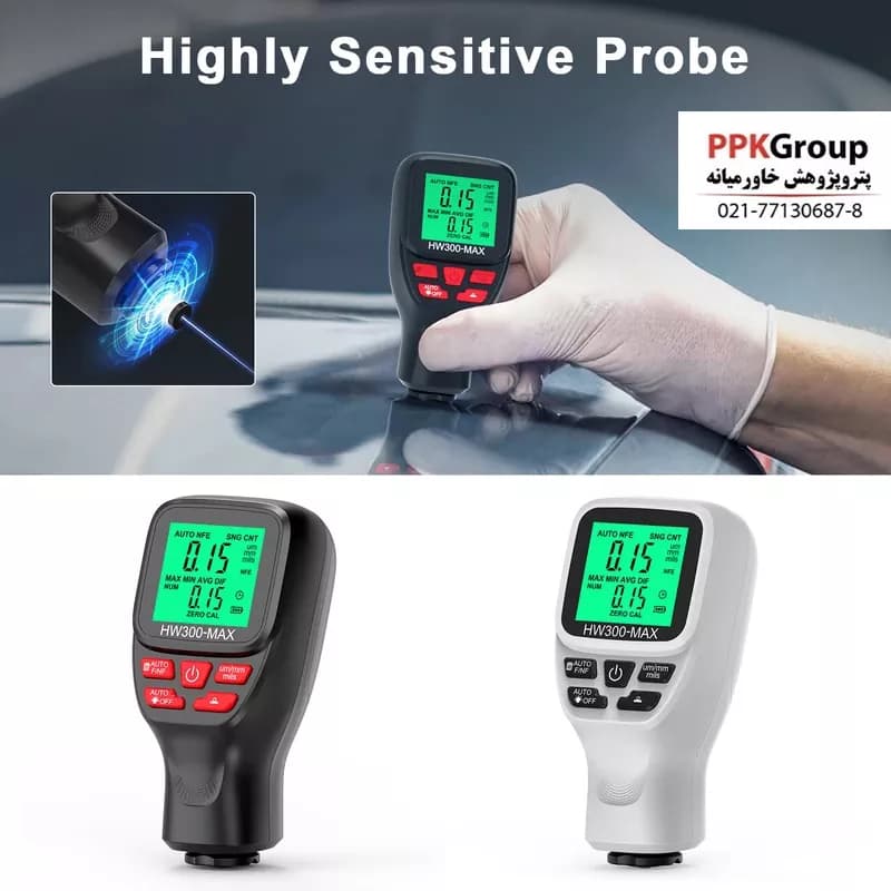 ضخامت سنج رنگ خودرو مدل HW300-MAX — تصویر ۱۲