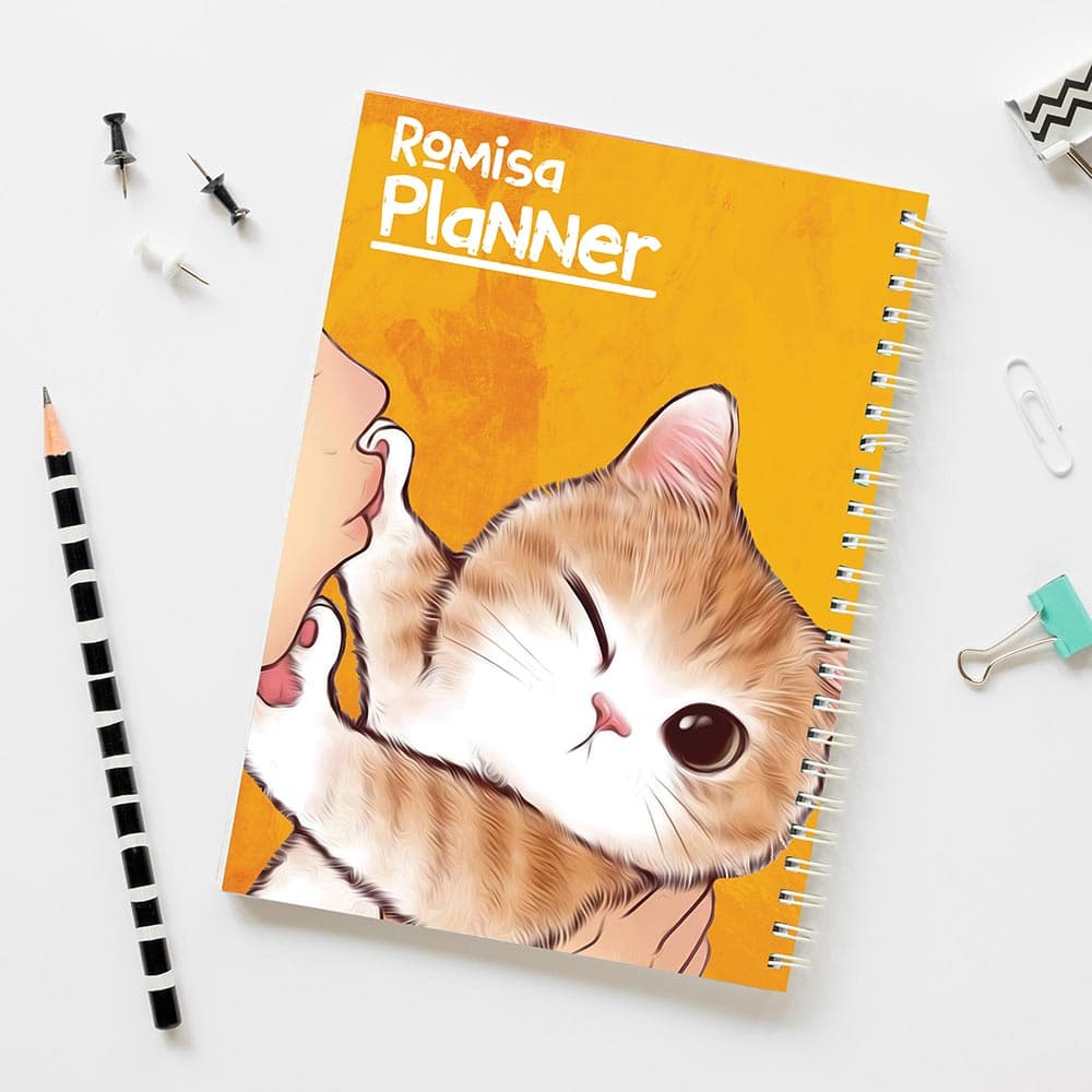 دفتر برنامه ریزی (پلنر planner) طرح گربه کد 0019 — تصویر ۴