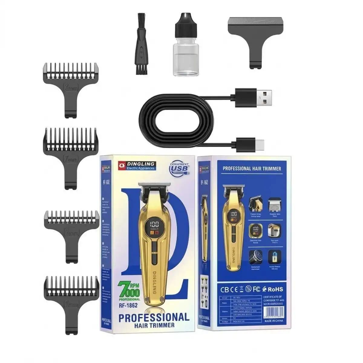 ماشین اصلاح خط زن دینگ لینگ Dingling RF-1862 — تصویر ۹