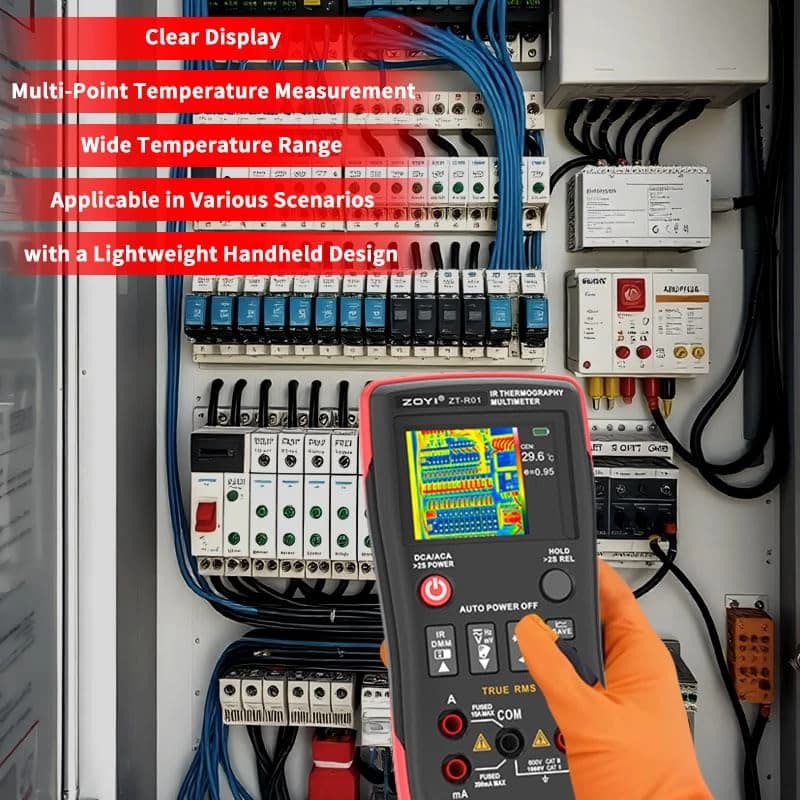 دوربین حرارتی و مولتی‌متر زویی مدل ZT-Ro1 2 IN 1 — تصویر ۹