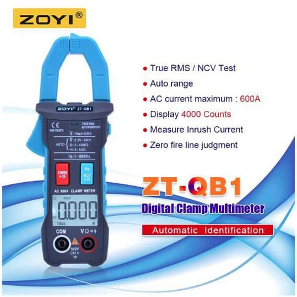مولتی متر کلمپی هوشمند زویی مدل ZT-QB1 — تصویر ۷