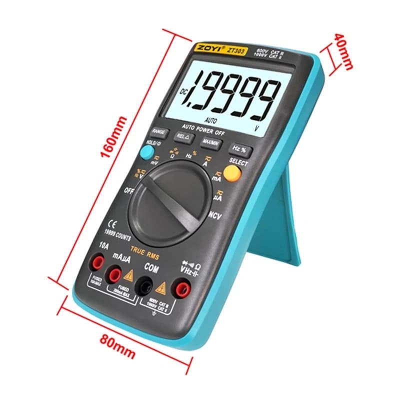 مولتی متر دیجیتال زویی مدل ZT-303 — تصویر ۷