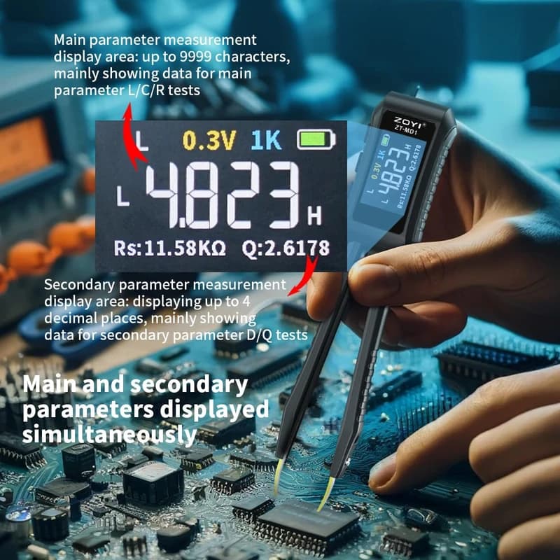 ال سی آر متر زویی مدل ZT-MD1 — تصویر ۶