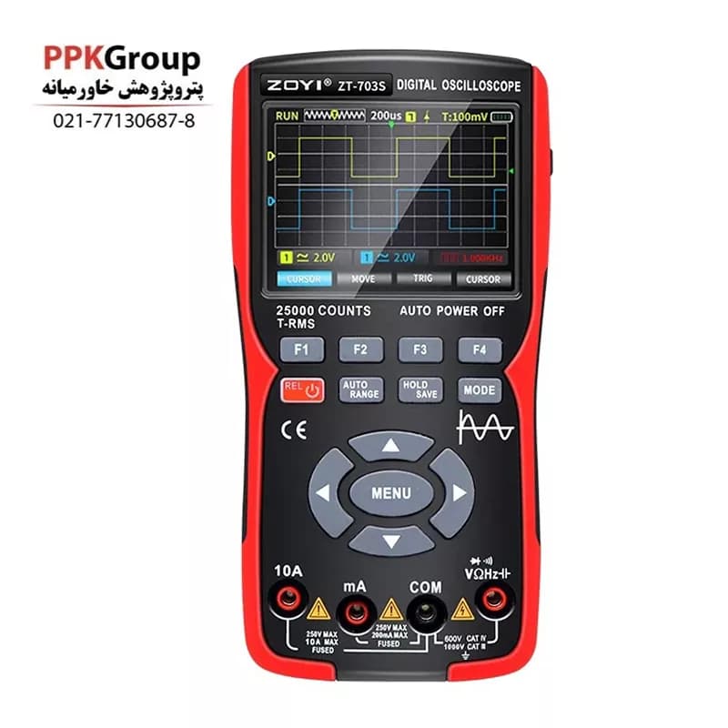 اسیلوسکوپ، مولتی تر و فانکشن ژنراتور زویی مدل ZT-703S — تصویر ۱۰